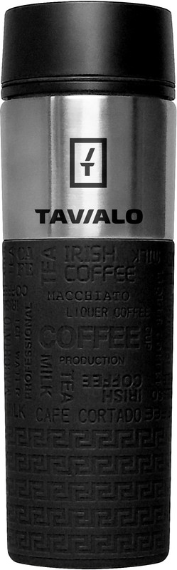 Термокухоль TAVIALO + 2 ущільнювальних кільця 420 мл Чорний (190420101)